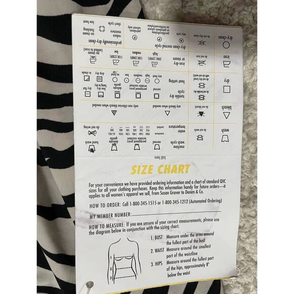 NWT George Simonton Says Womens Medium Zebra Long Sleeve Top Black Mob Wife QVC - Picture 5 of 13